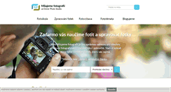 Desktop Screenshot of milujemefotografii.cz