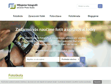 Tablet Screenshot of milujemefotografii.cz